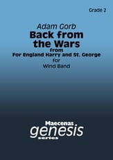 Back from the Wars Concert Band sheet music cover